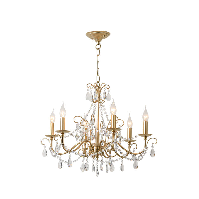 Lámpara colgante moderna con cuentas de cristal y acabado champán - 3/6 luces - Lámpara de techo colgante

 Este título revisado es más corto y conciso, pero sigue transmitiendo todas las palabras clave importantes para fines de SEO.