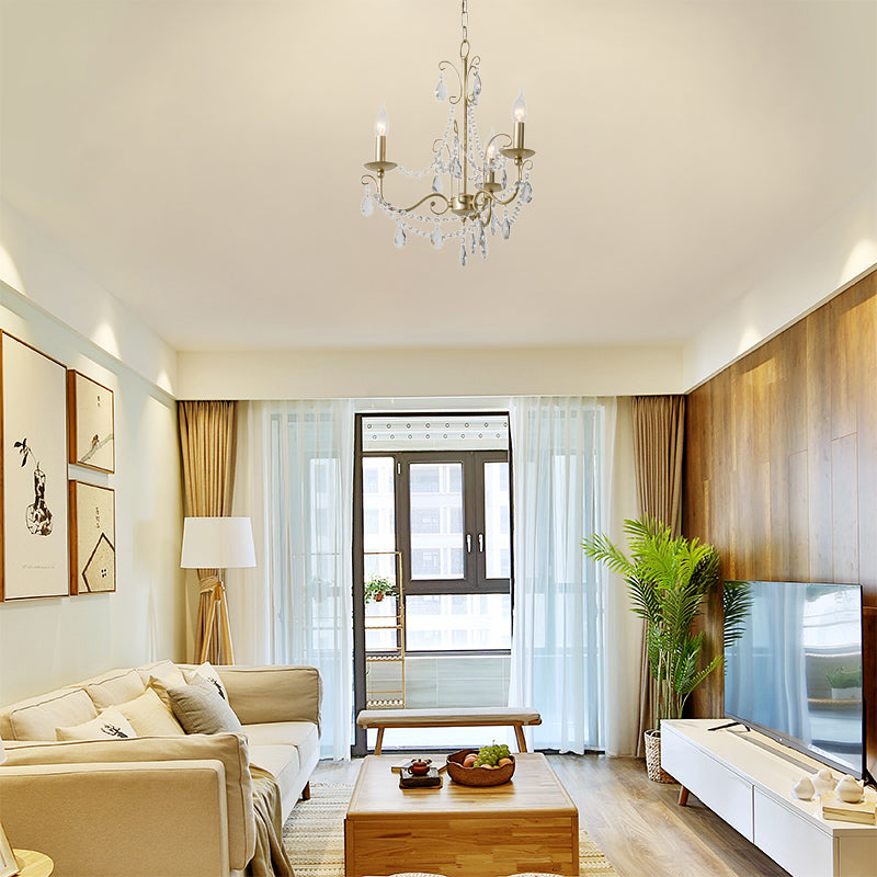 Lámpara colgante moderna con cuentas de cristal y acabado champán - 3/6 luces - Lámpara de techo colgante

 Este título revisado es más corto y conciso, pero sigue transmitiendo todas las palabras clave importantes para fines de SEO.