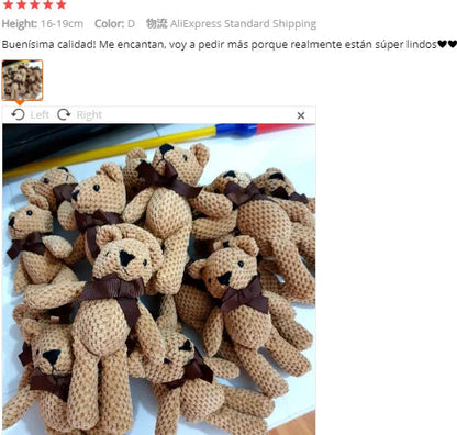 15CM Soft Plush Bear Pendant