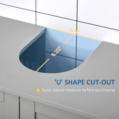 Under Sink Pedestal Storage Bathroom Cabinet