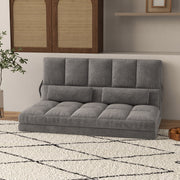 Grey Convertible Floor Sofa