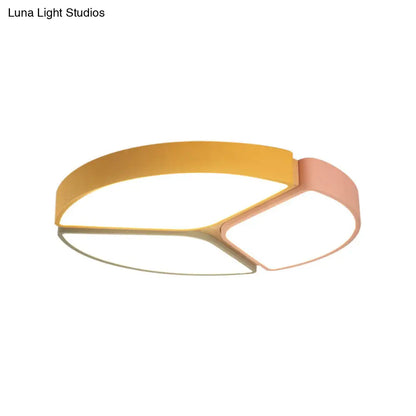 DecorBites™ DecorBites™ Lámpara de techo LED metálica Macaron de 16"/19.5"/23.5" - Luz cálida/blanca