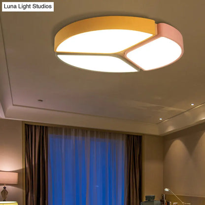 DecorBites™ DecorBites™ Lámpara de techo LED metálica Macaron de 16"/19.5"/23.5" - Luz cálida/blanca