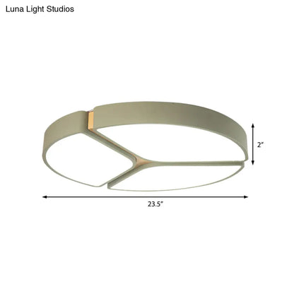 DecorBites™ DecorBites™ Lámpara de techo LED metálica Macaron de 16"/19.5"/23.5" - Luz cálida/blanca