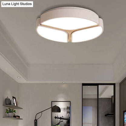 DecorBites™ DecorBites™ Lámpara de techo LED metálica Macaron de 16"/19.5"/23.5" - Luz cálida/blanca