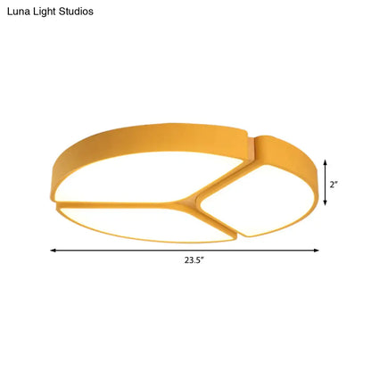 DecorBites™ DecorBites™ Lámpara de techo LED metálica Macaron de 16"/19.5"/23.5" - Luz cálida/blanca