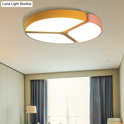 DecorBites™ DecorBites™ Lámpara de techo LED metálica Macaron de 16"/19.5"/23.5" - Luz cálida/blanca