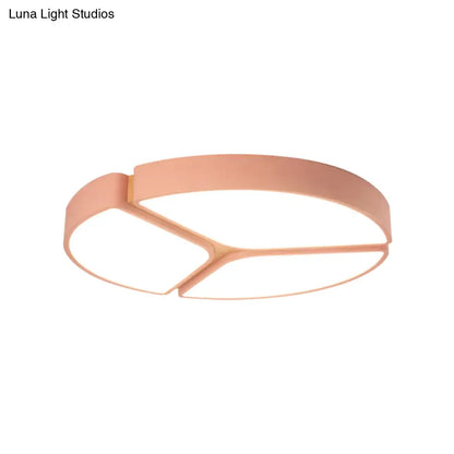 DecorBites™ DecorBites™ Lámpara de techo LED metálica Macaron de 16"/19.5"/23.5" - Luz cálida/blanca