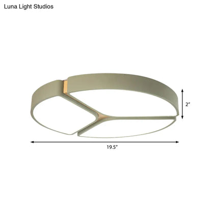 DecorBites™ DecorBites™ Lámpara de techo LED metálica Macaron de 16"/19.5"/23.5" - Luz cálida/blanca