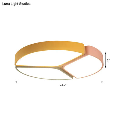 DecorBites™ DecorBites™ Lámpara de techo LED metálica Macaron de 16"/19.5"/23.5" - Luz cálida/blanca