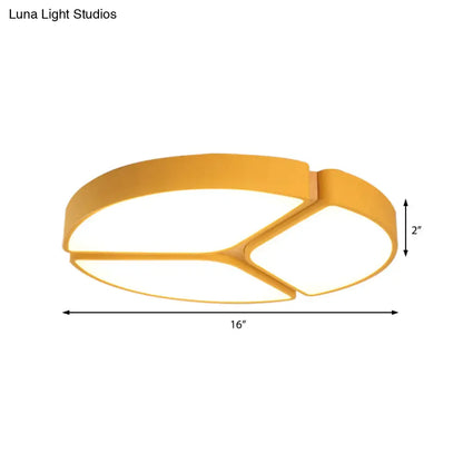 DecorBites™ DecorBites™ Lámpara de techo LED metálica Macaron de 16"/19.5"/23.5" - Luz cálida/blanca