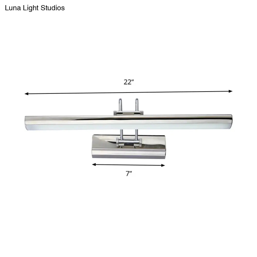 16"/22" LED Bathroom Vanity Mirror Light with Aluminum Frame - Modern Style, White/Warm Lighting