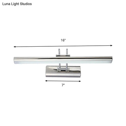 DecorBites™ 16"/22" LED Bathroom Vanity Mirror Light with Aluminum Frame - Modern Style, White/Warm Lighting