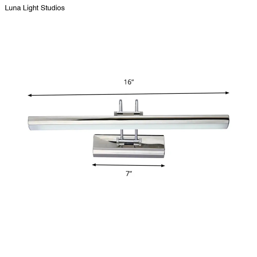 16"/22" LED Bathroom Vanity Mirror Light with Aluminum Frame - Modern Style, White/Warm Lighting