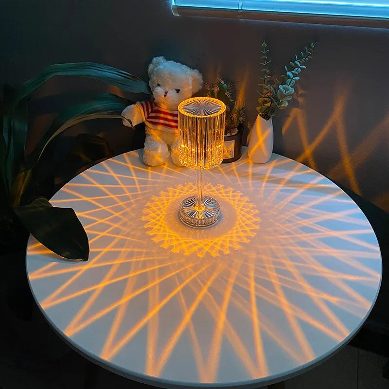 16-Colour Crystal LED Desk Lamp