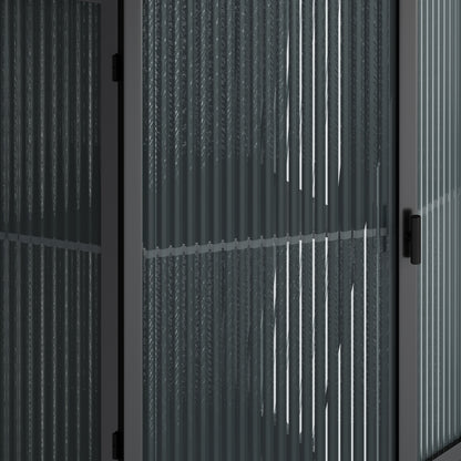 22.25 Floor Corner Cabinet With Glass Door   Shelves For Bathroom, Living Room