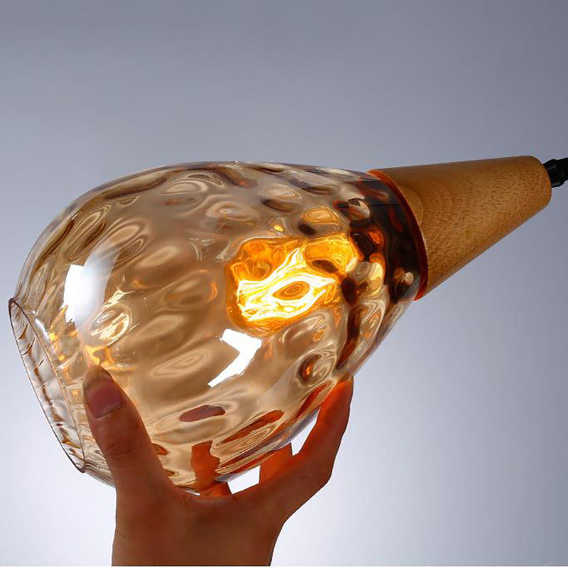 Glass Single Pendant Light