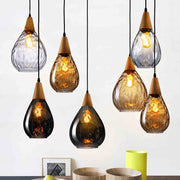 Glass Single Pendant Light