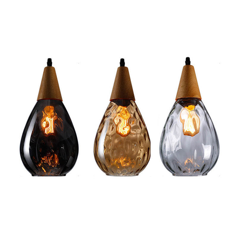 Glass Single Pendant Light