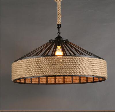 Hemp Rope Iron Chandelier