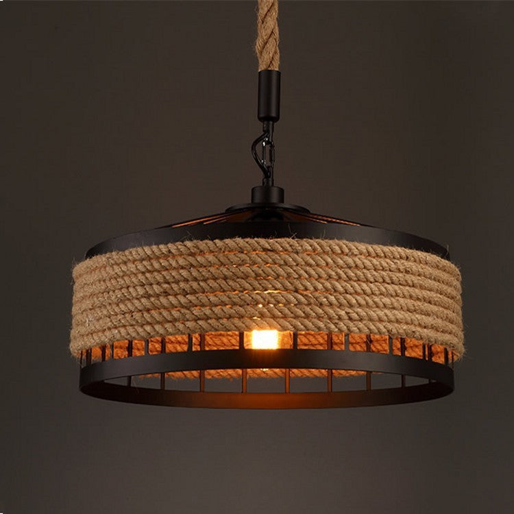 Hemp Rope Iron Chandelier