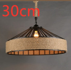 Hemp Rope Iron Chandelier