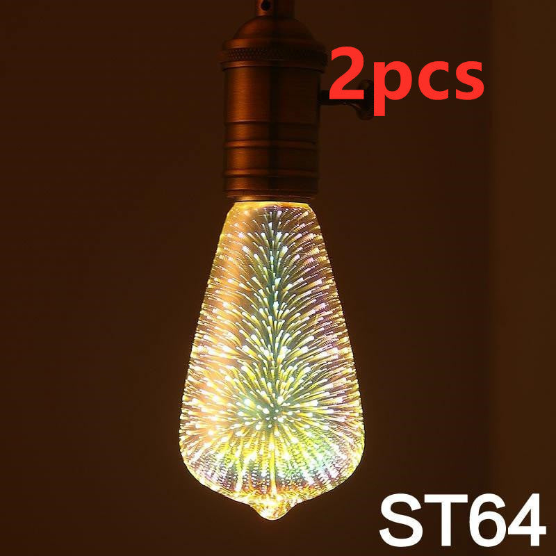 3D Firework LED Bulb