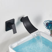 Wandarmatur Einbauarmatur Armatur über dem Waschbecken Wasserfall-Waschbeckenarmatur
