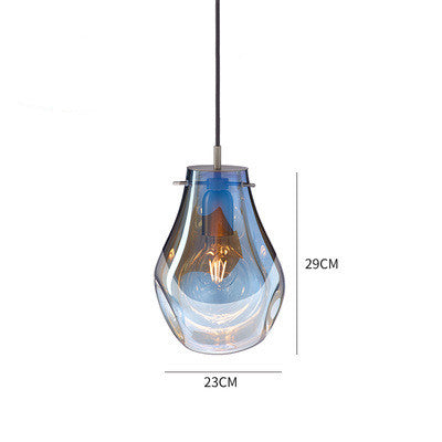 Colored Glass Chandelier