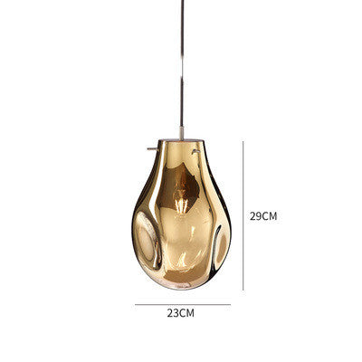 Colored Glass Chandelier