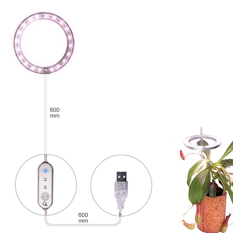 USB Angel Ring Grow Light