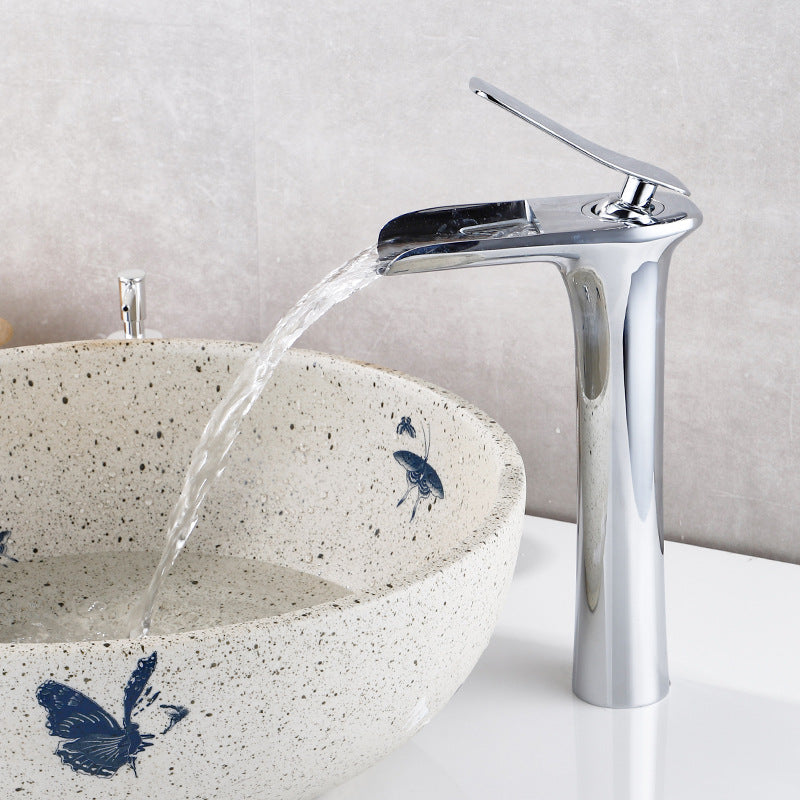 Retro Copper Waterfall Faucet
