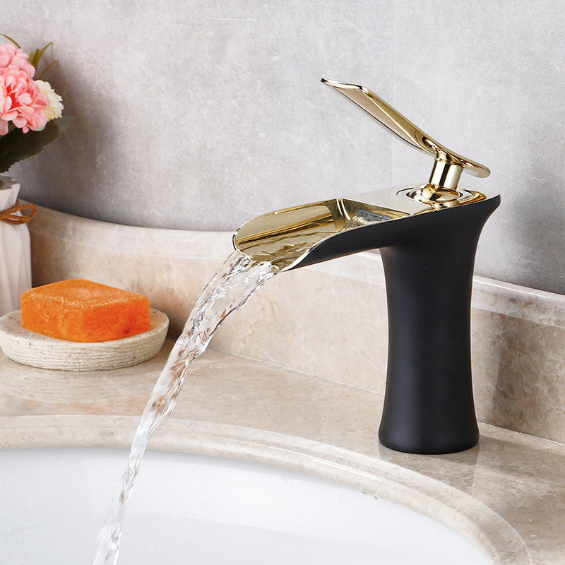 Retro Copper Waterfall Faucet