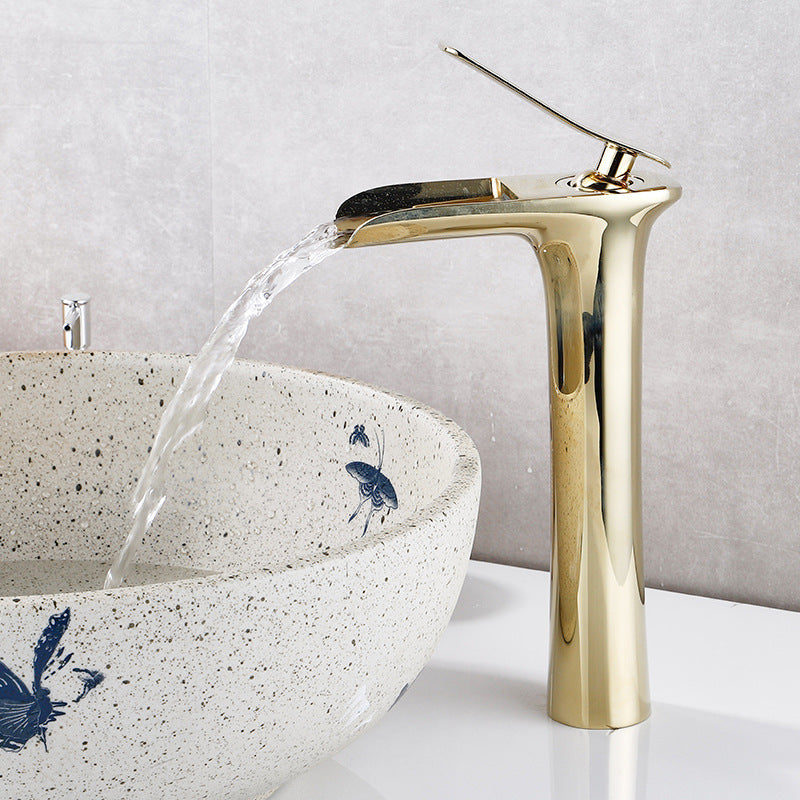 Retro Copper Waterfall Faucet