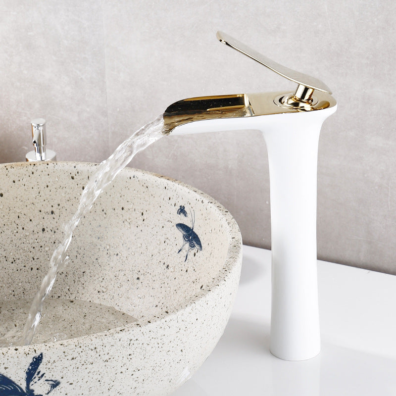 Retro Copper Waterfall Faucet