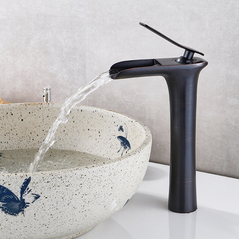 Retro Copper Waterfall Faucet