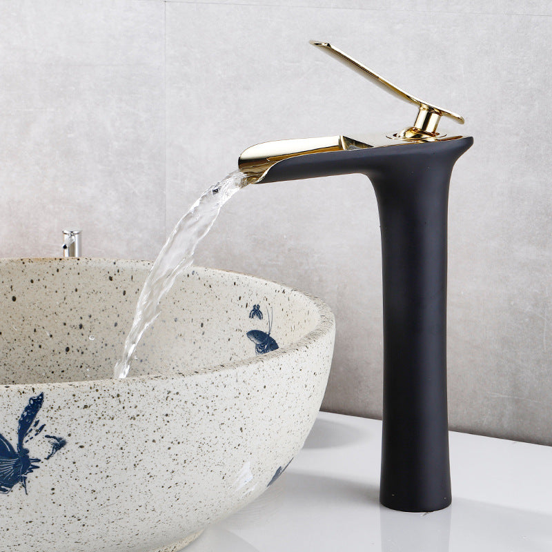 Retro Copper Waterfall Faucet