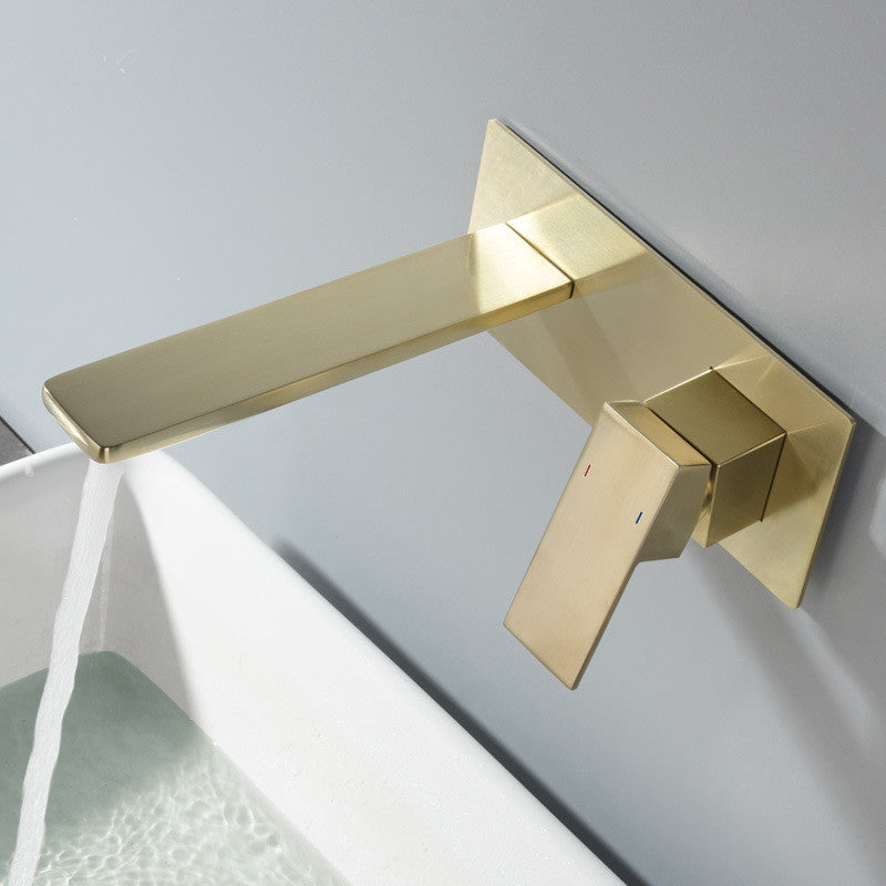 Copper In-Wall Basin Faucet
