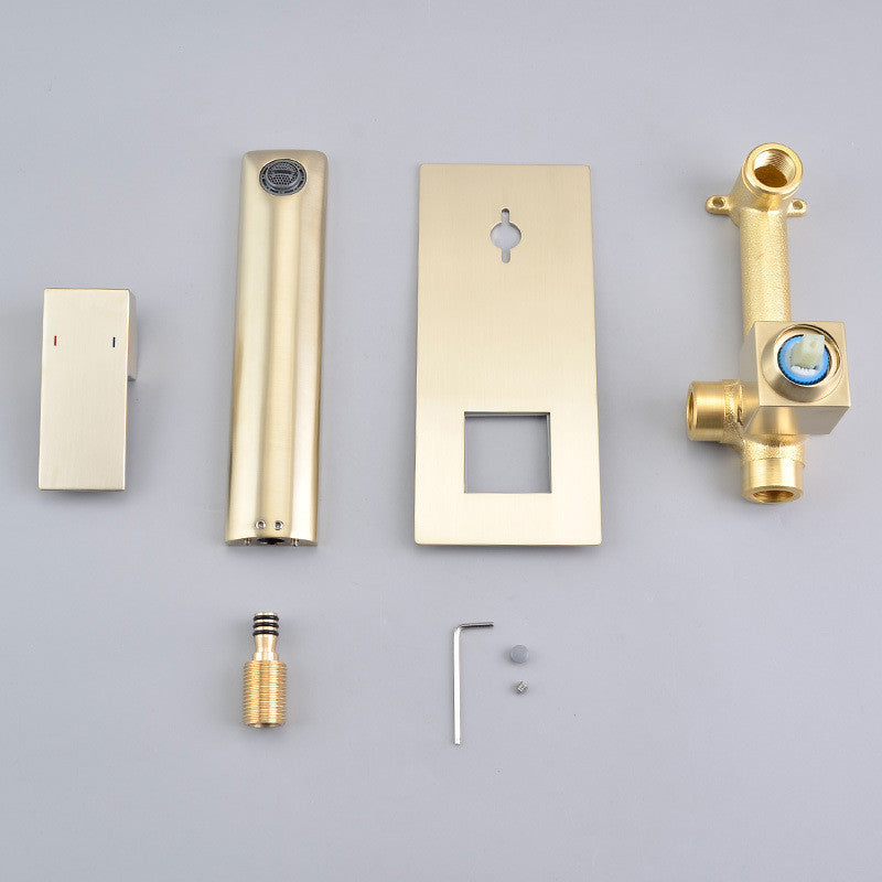 Copper In-Wall Basin Faucet