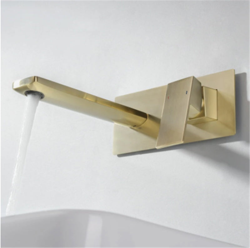Copper In-Wall Basin Faucet