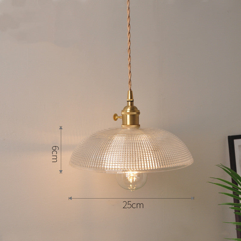 Nordic Personality Dining Table And Bar Counter Retro Glass Chandelier