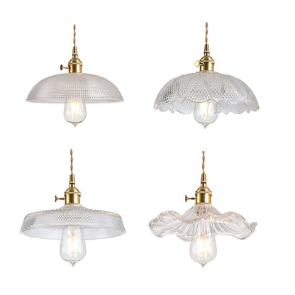 Nordic Personality Dining Table And Bar Counter Retro Glass Chandelier