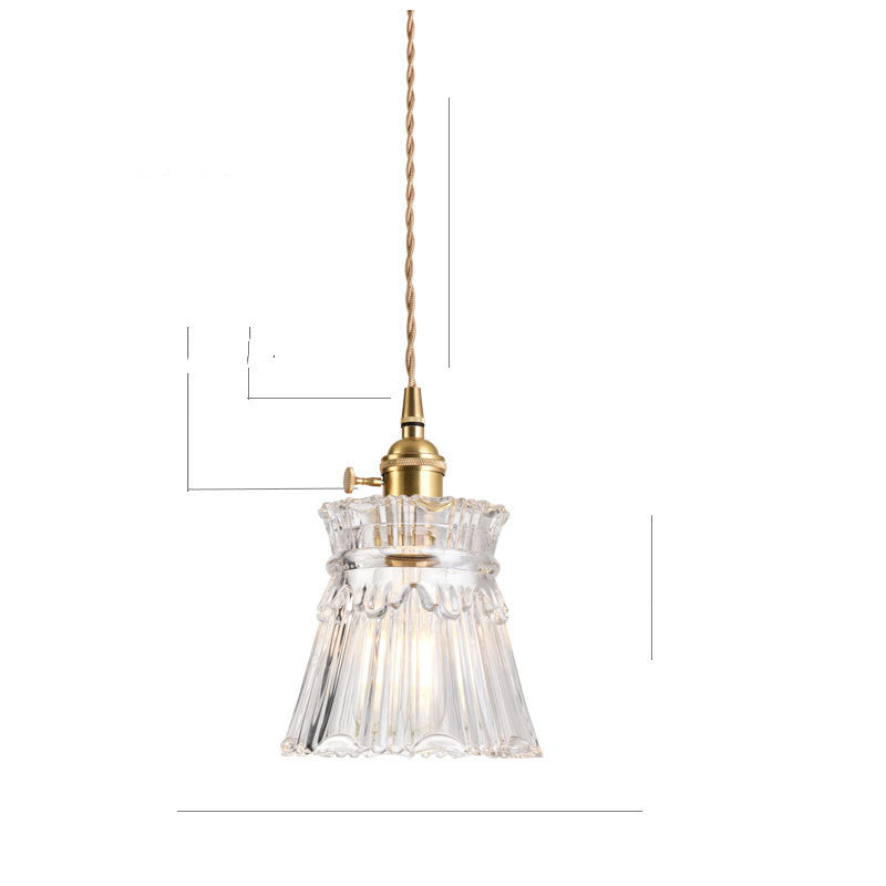 Retro Glass Chandelier