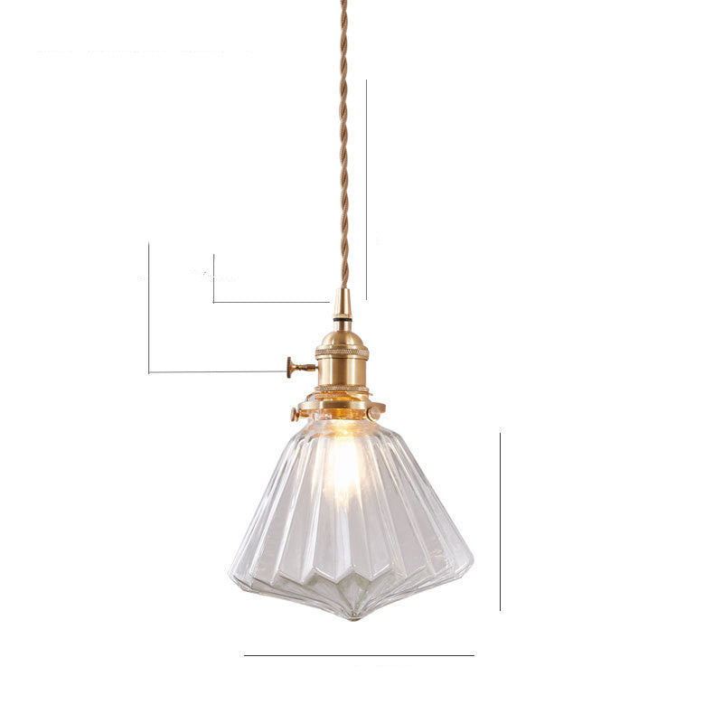Retro Glass Chandelier