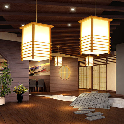 Wooden Nordic Chandelier