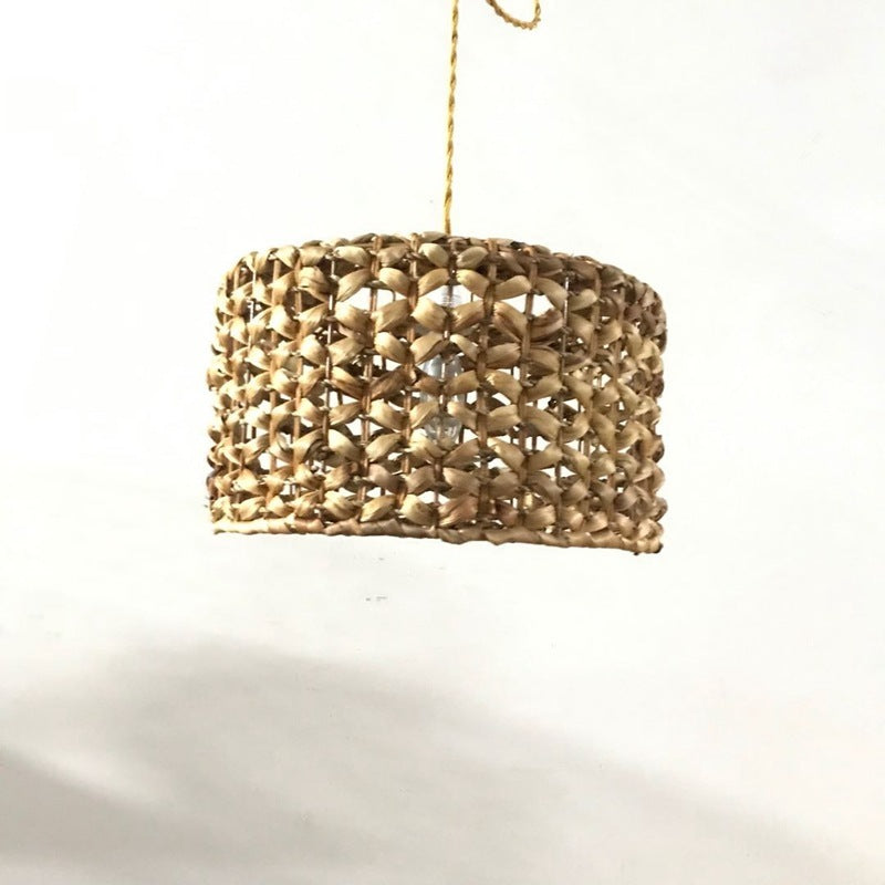 Rattan Retro Dining Chandelier