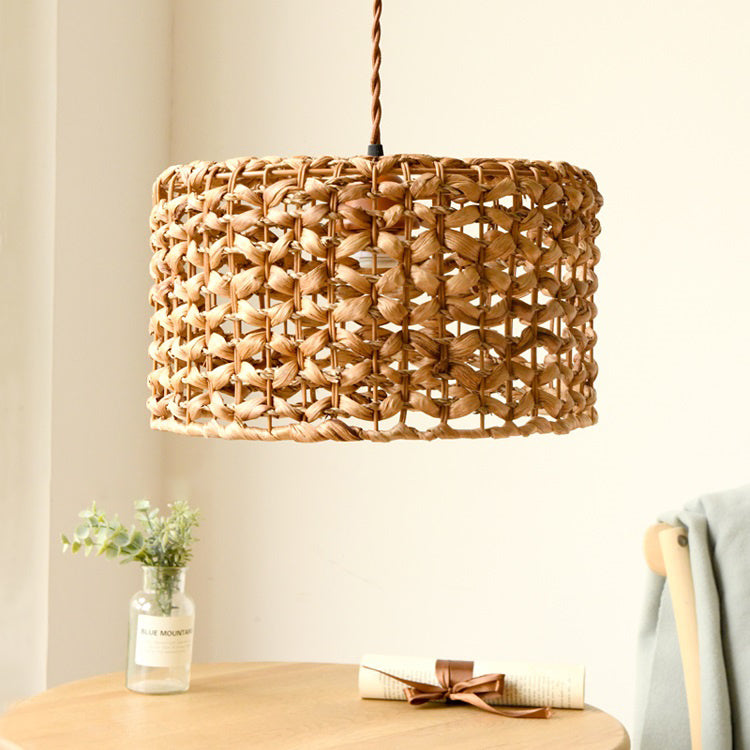Rattan Retro Dining Chandelier