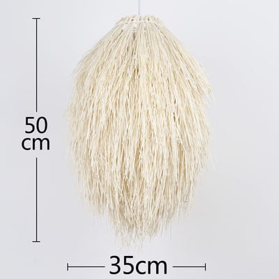 Idyllic Hotel Rattan Chandelier Creative Pine Cone Chandelier