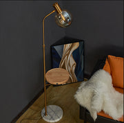 Iron Glass Floor Lamp