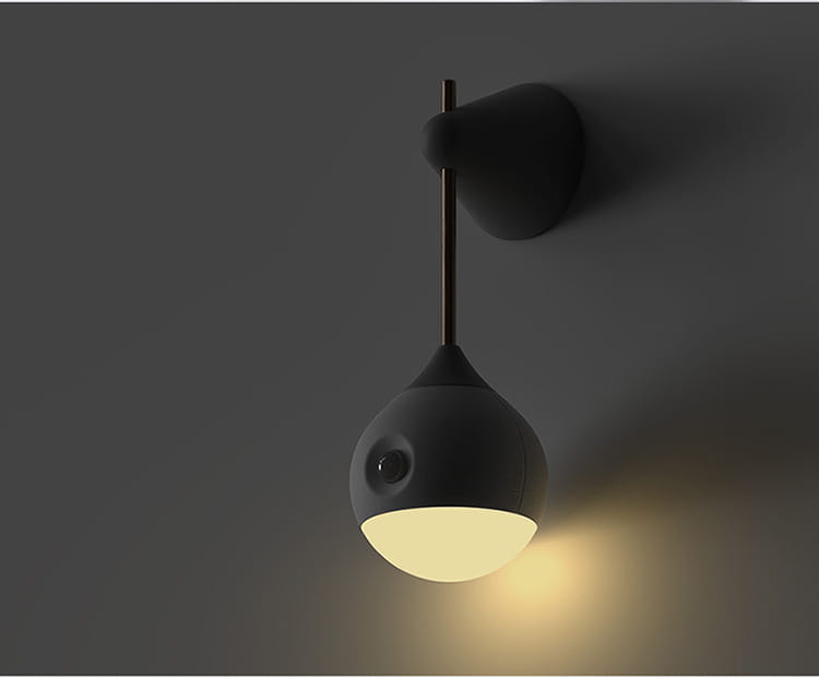 Induction night light corridor bathroom bedroom intelligent human body bedside lamp